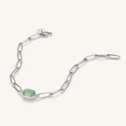 Geometric Gemstone Bracelet