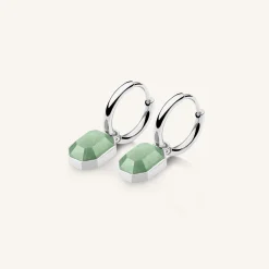 Geometric Gemstone Earrings