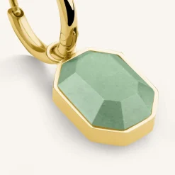 Geometric Gemstone Earrings