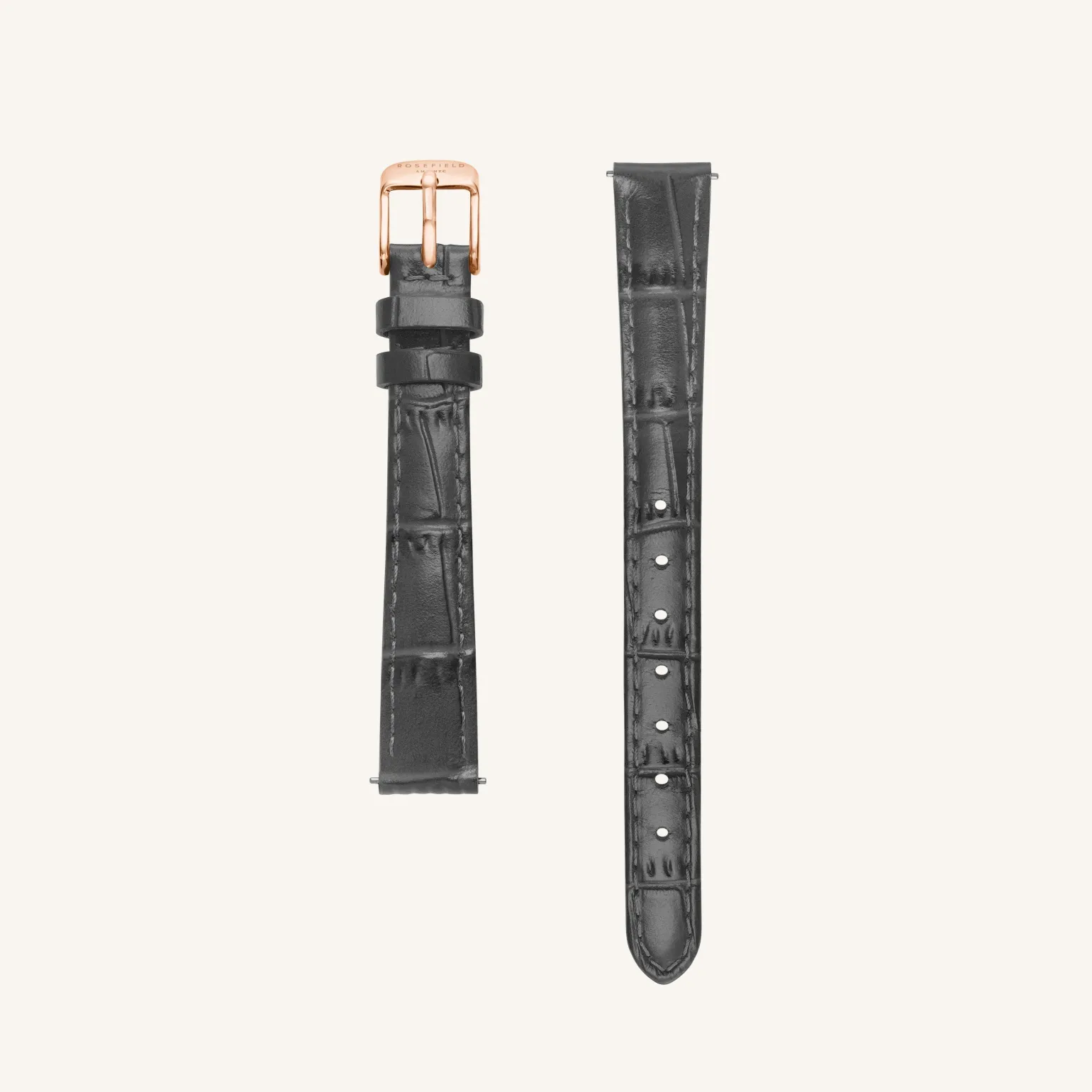 Grey Leather Strap