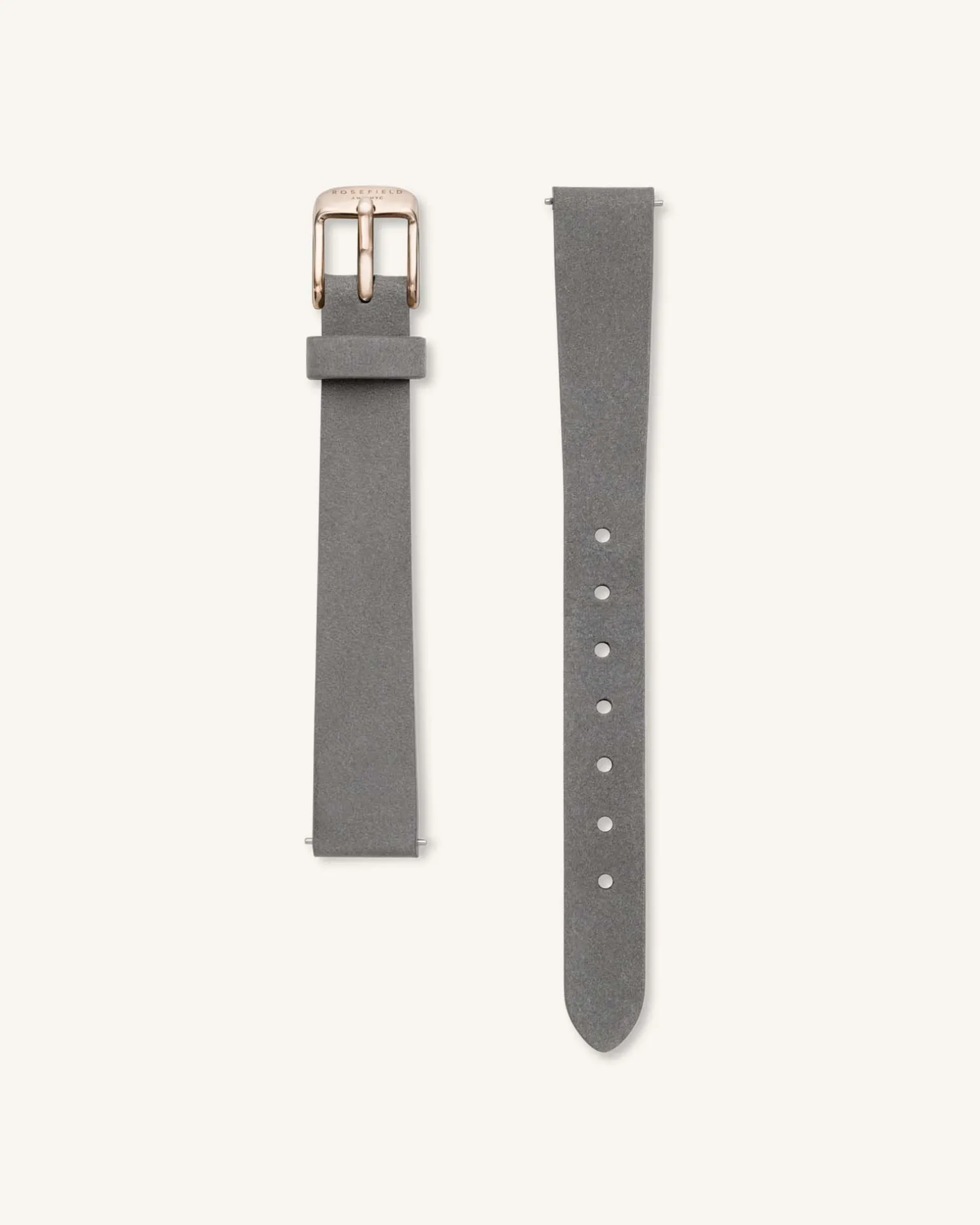 Grey Rose gold Strap