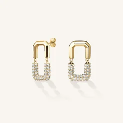 Half Studs Earrings