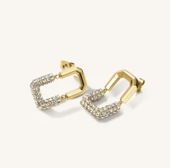 Half Studs Earrings