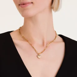 Heart Baguette Necklace