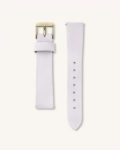 Lilac Nubuck Gold Strap