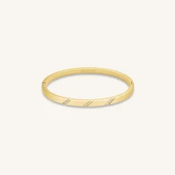 Lines Crystals Bangle