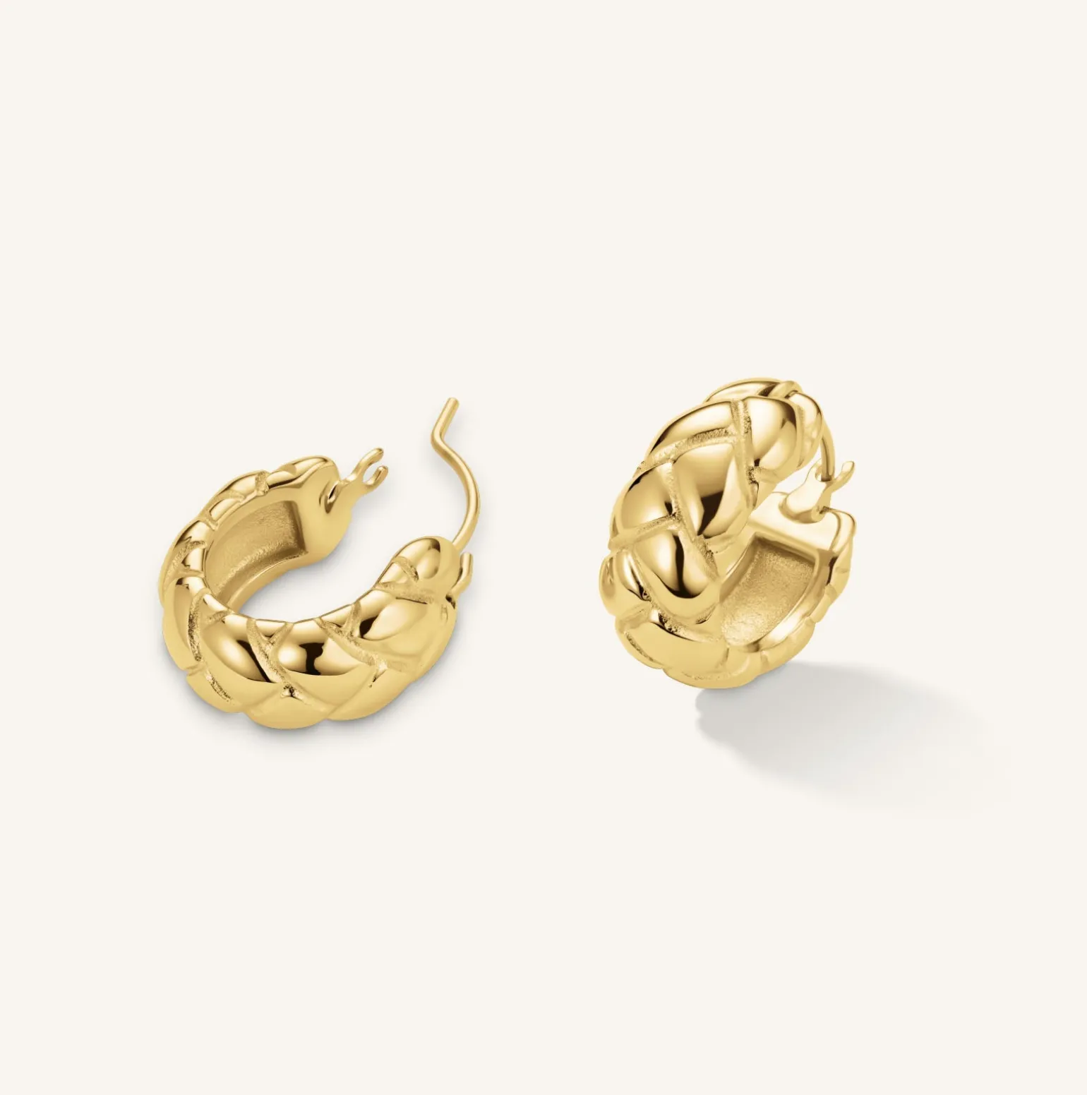 Mini Braided Hoops