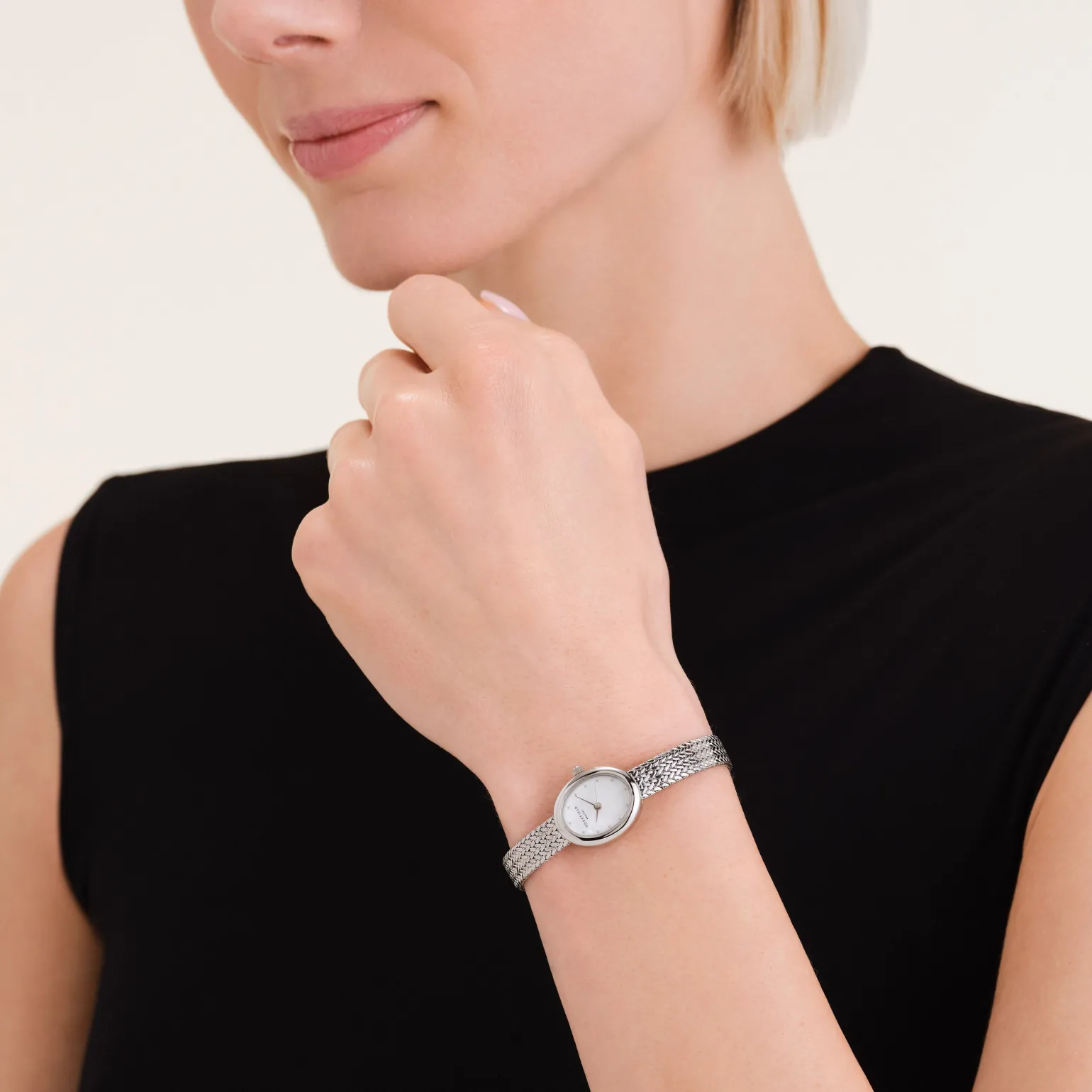 Mini Oval Silver