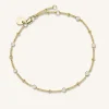 Multi Crystal Bracelet Gold