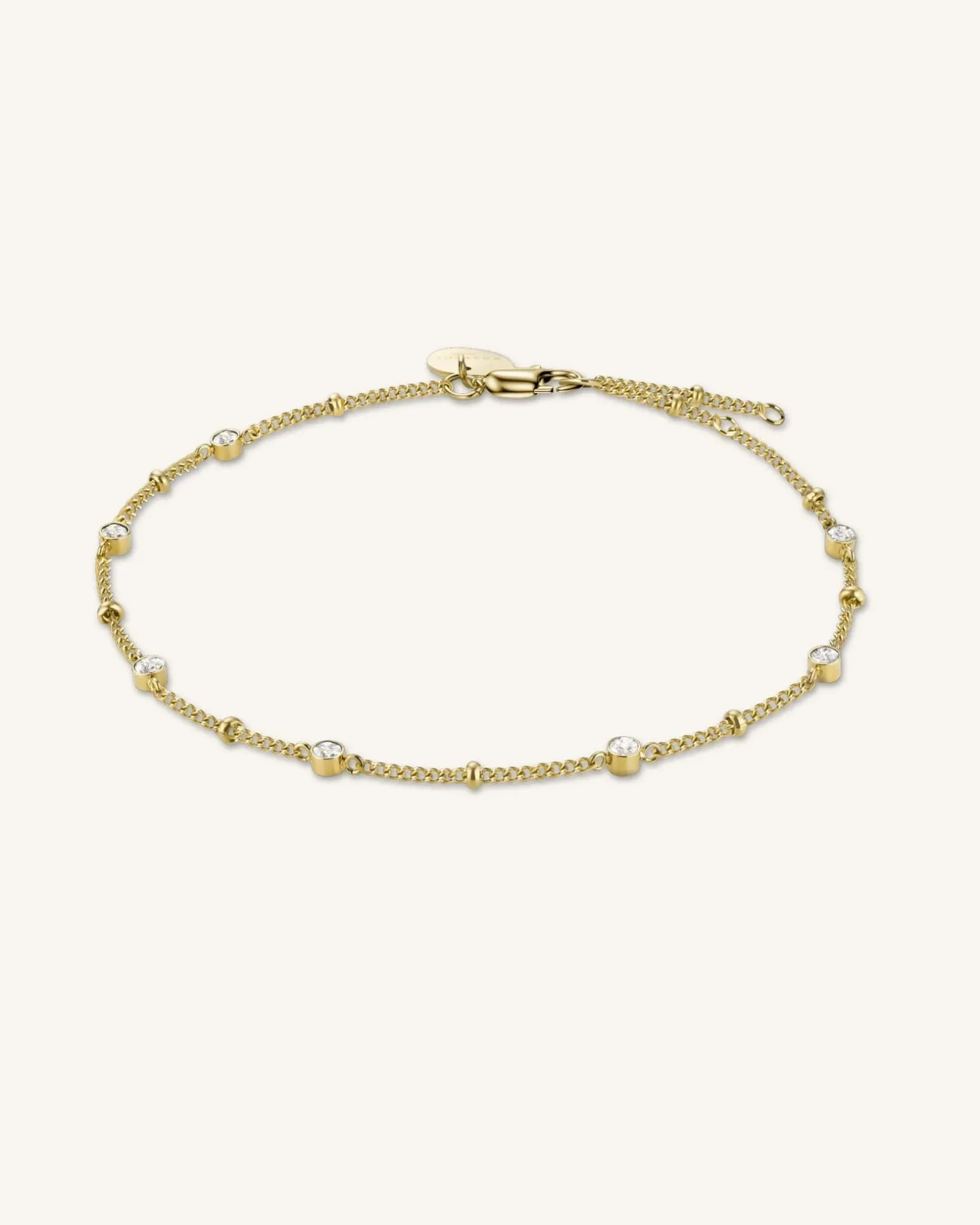 Multi Crystal Bracelet Gold