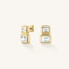 Octagon Double Studs