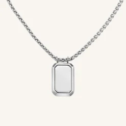 Octagon Pendant Necklace