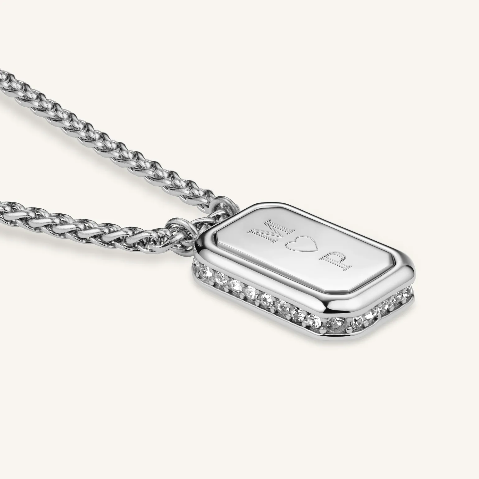 Octagon Pendant Necklace