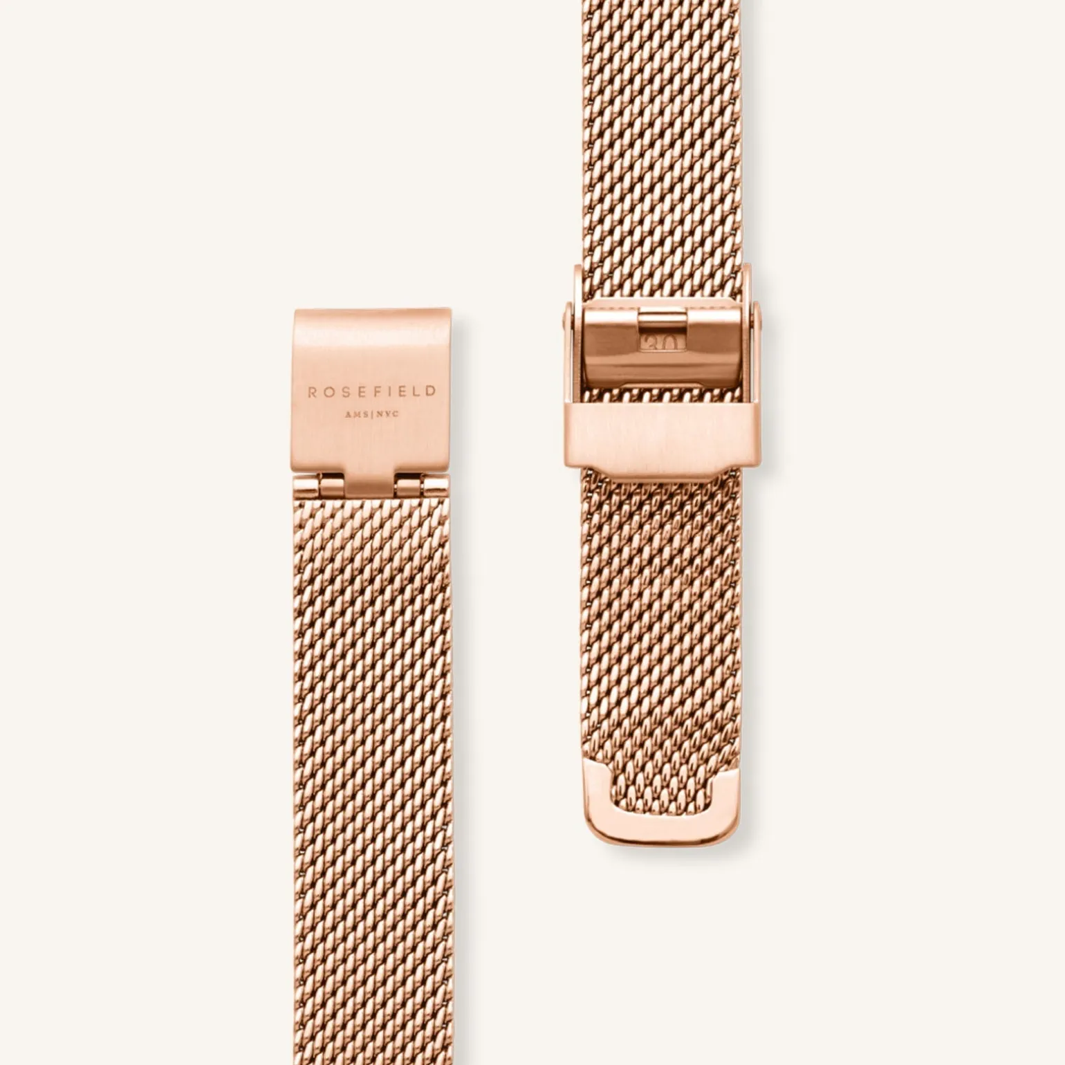 Octagon XS Mesh Rose Gold