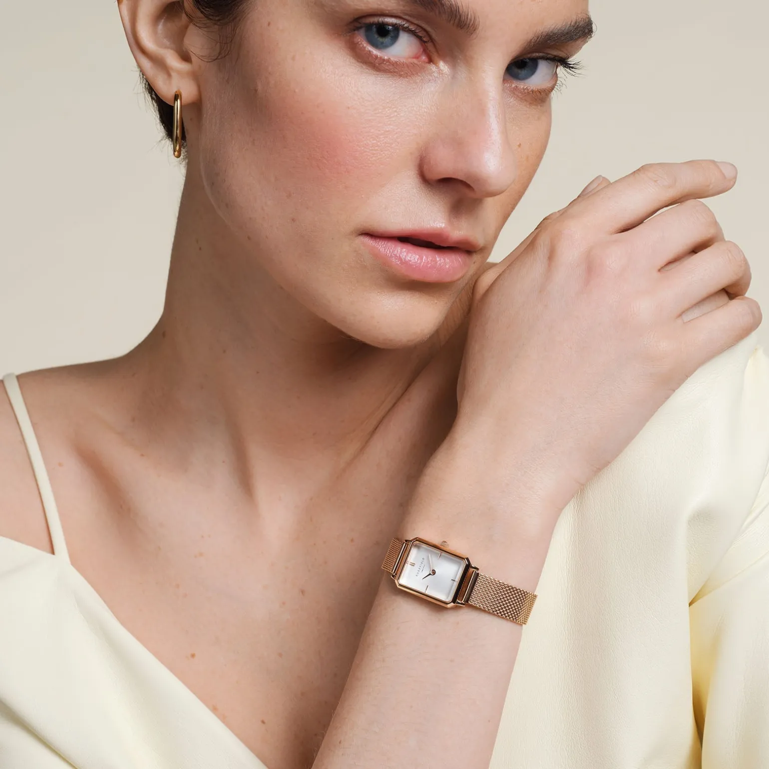 Octagon XS Mesh Rose Gold