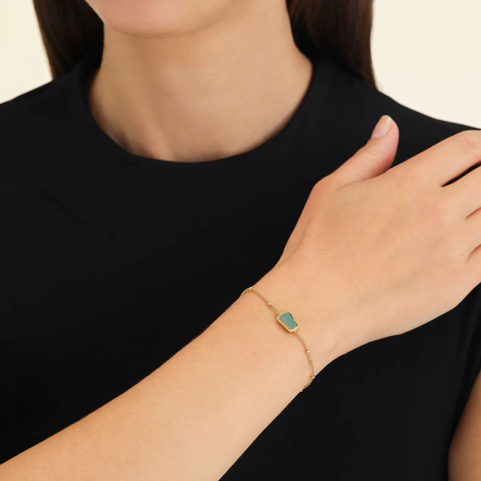 Organic Gemstone Bracelet