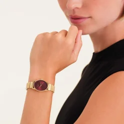 Oval Burgundy