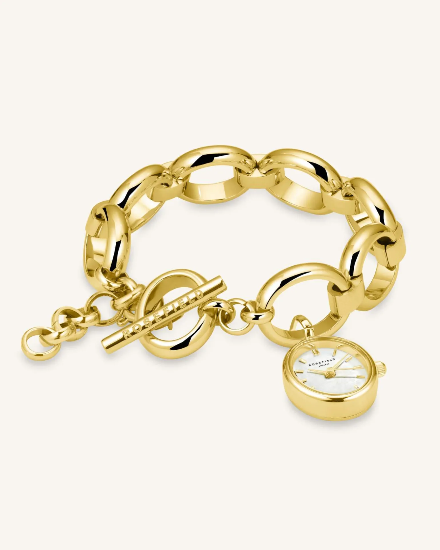 Oval Charm Chain Gold