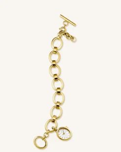 Oval Charm Chain Gold