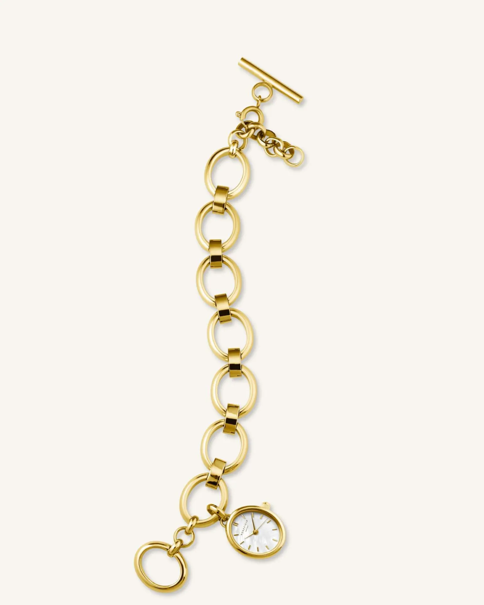 Oval Charm Chain Gold