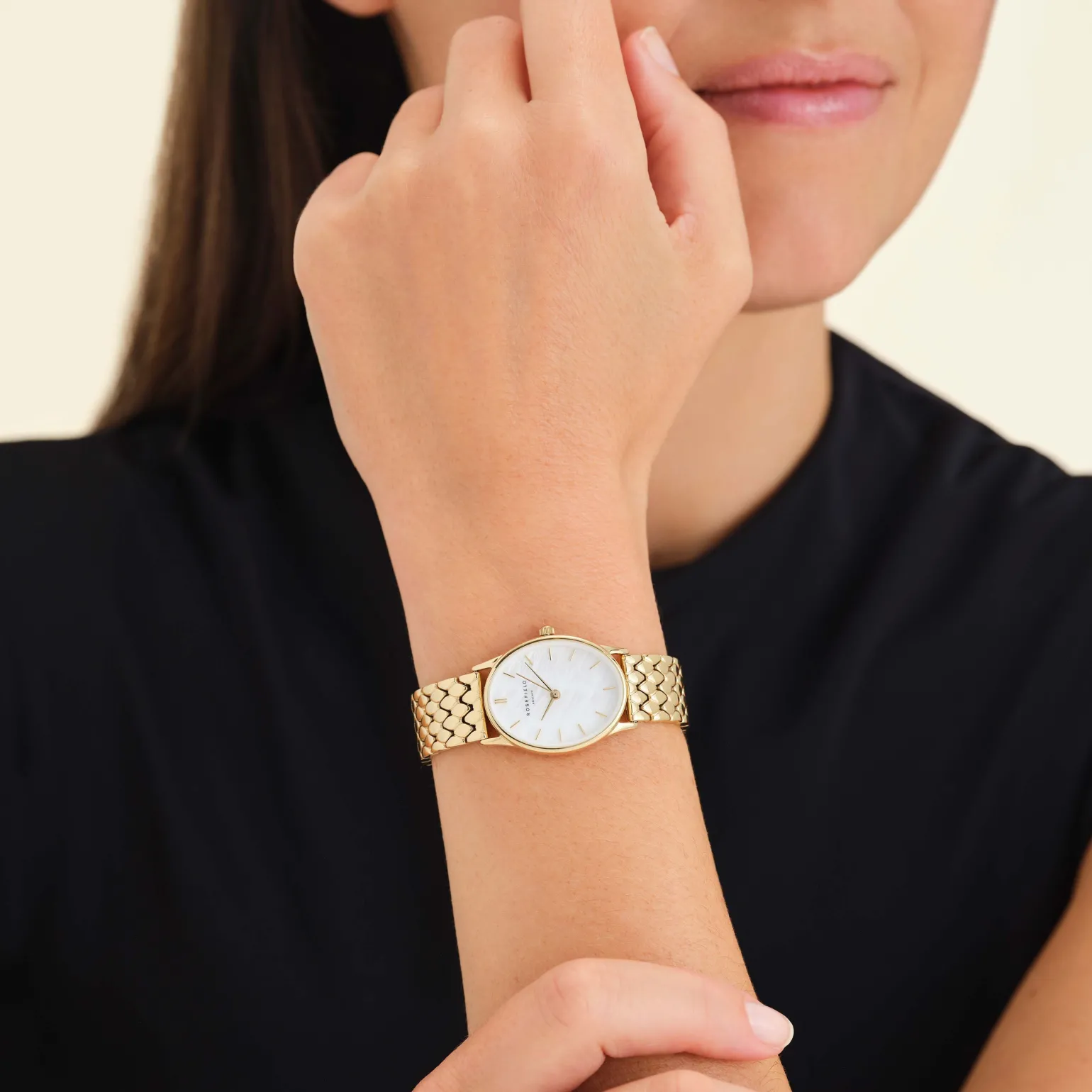 Oval Pearl Gold