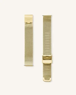 Oval Pearl Gold Mesh