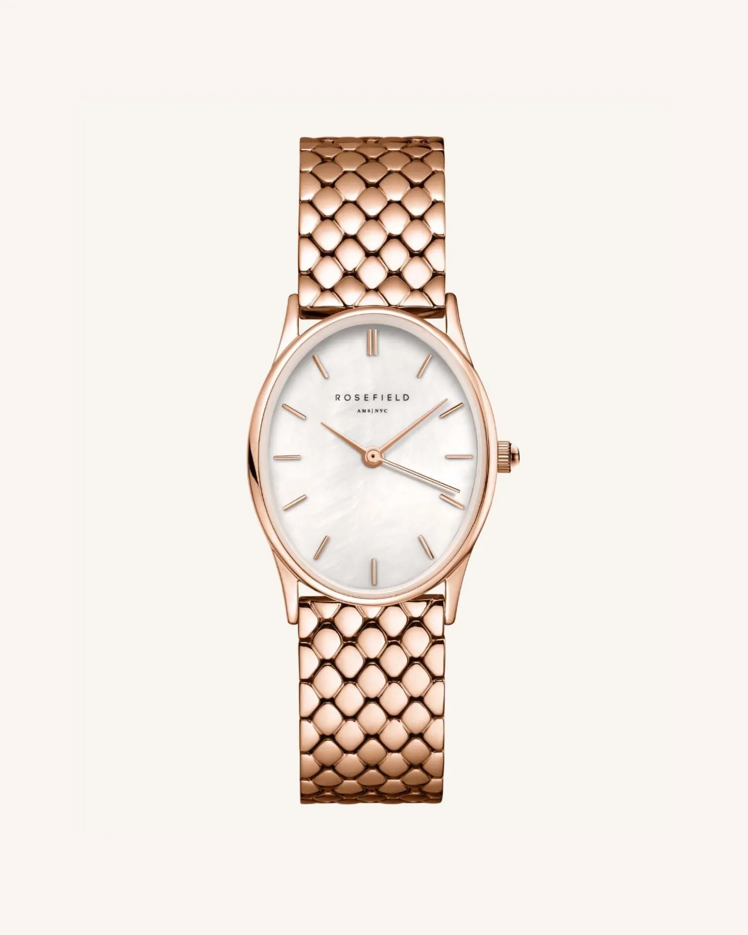 Oval Pearl Rose Gold