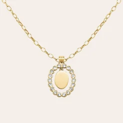 Oval Pendant Necklace