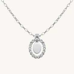Oval Pendant Necklace