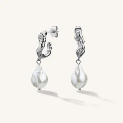 Pearl Hoops