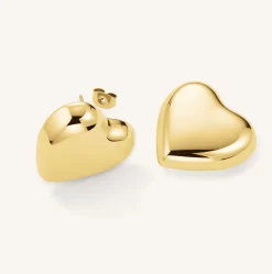 Puffy Heart Studs