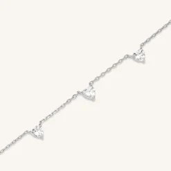 Row Hearts Necklace