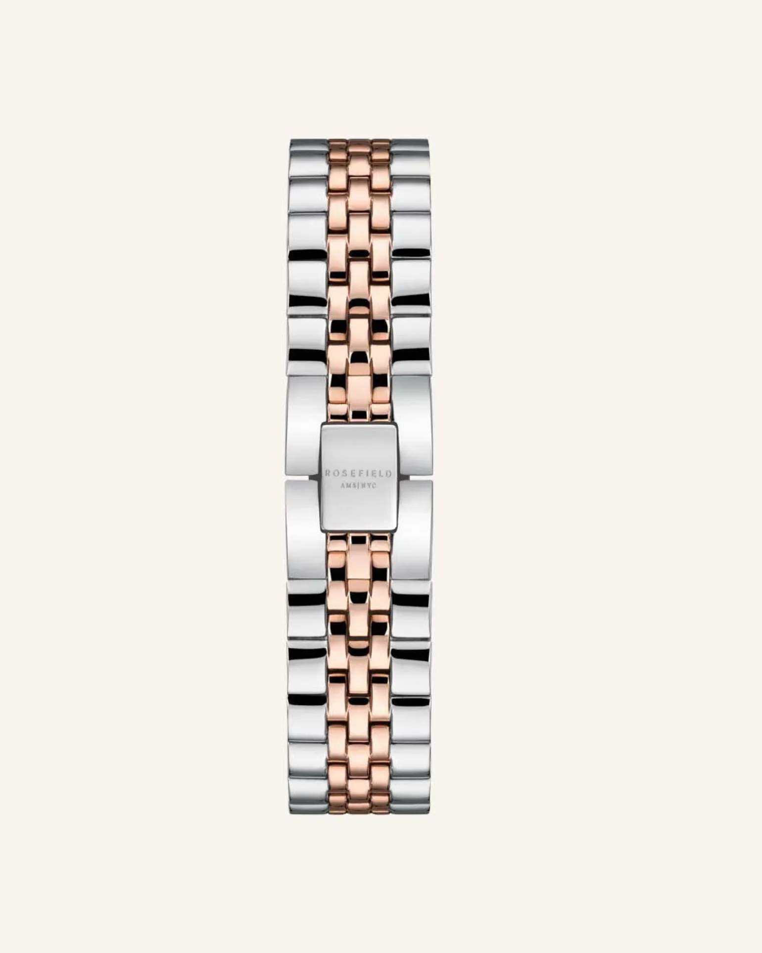 Silver - Rose gold Strap