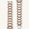 Silver-Rose Gold Strap