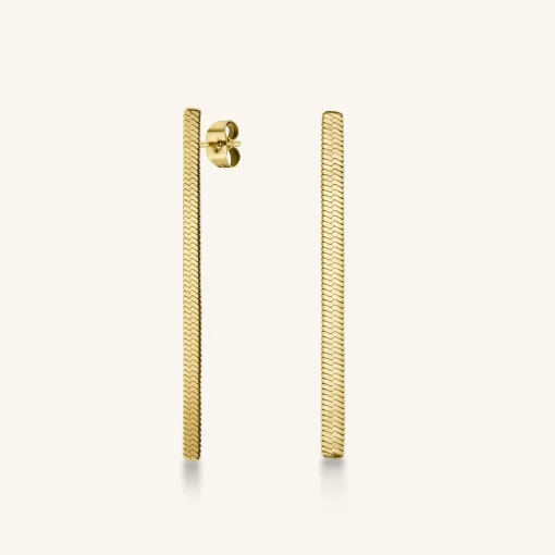 Snake Earrings Gold