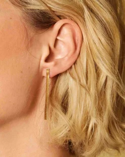 Snake Earrings Gold
