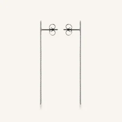 Snake Earrings Silver