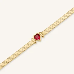 Snake Heart Bracelet