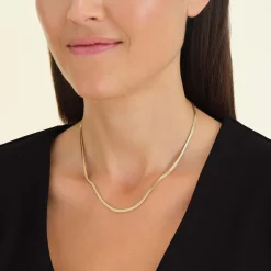 Snake Necklace Gold