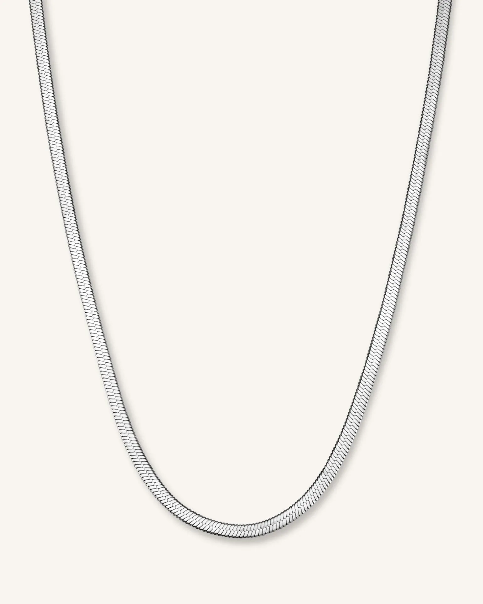 Snake Necklace Silver