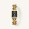 Studio Double Chain Black Gold
