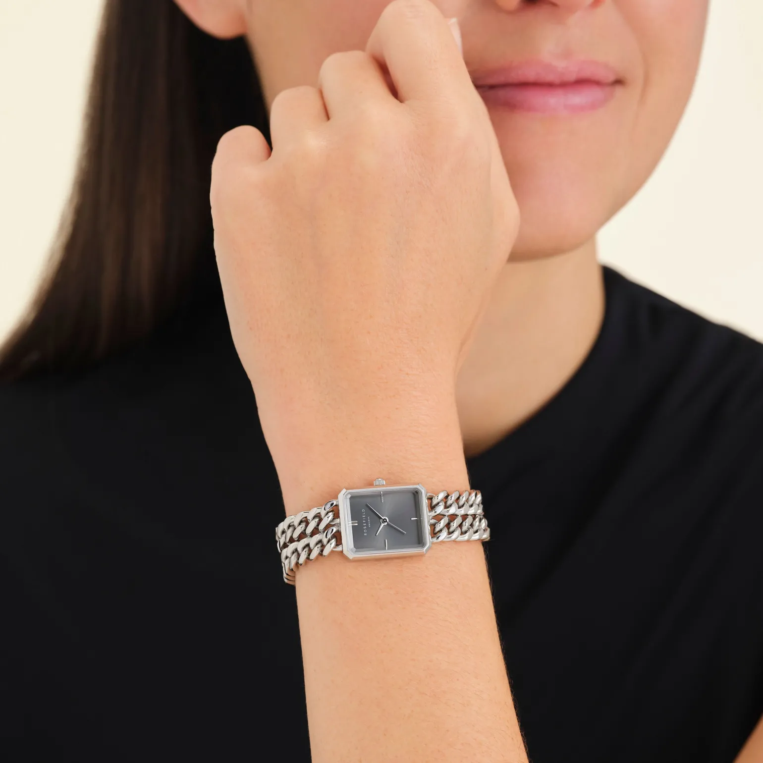 Studio Double Chain Silver