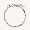Swirl Bracelet Silver