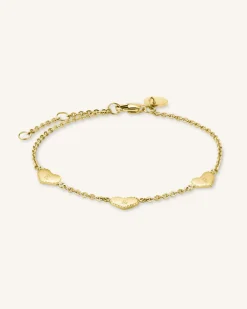 Triple Heart Bracelet