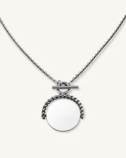 Twisting Coin Necklace