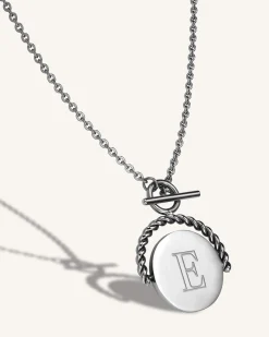 Twisting Coin Necklace