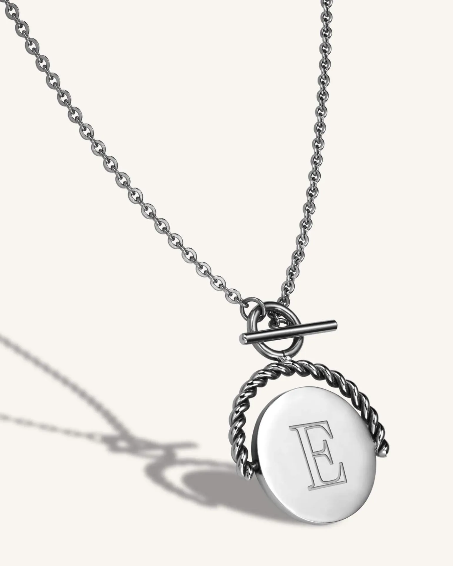 Twisting Coin Necklace