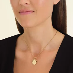 Twisting Coin Necklace