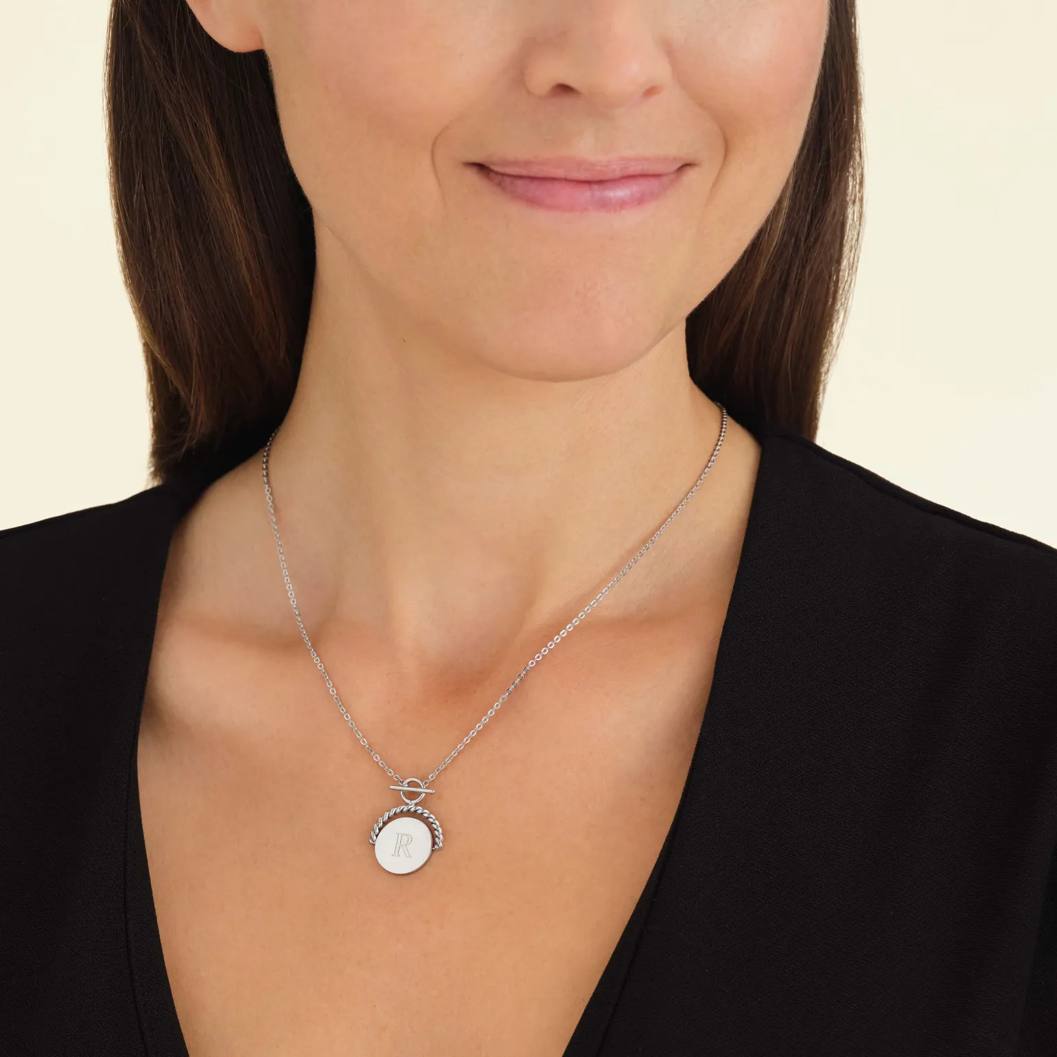Twisting Coin Necklace