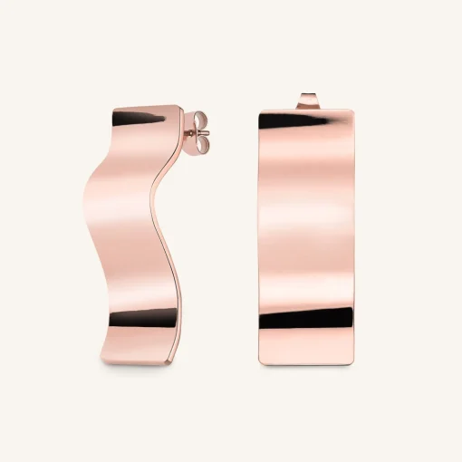Wave Charm Earring